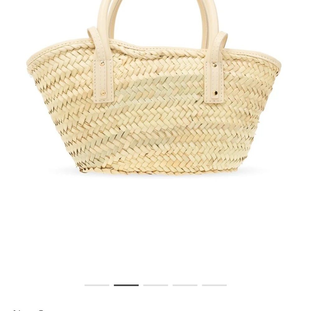 Authentic Jacquemus Cream Le Panier Soli Tote Bag - Picture 2 of 15